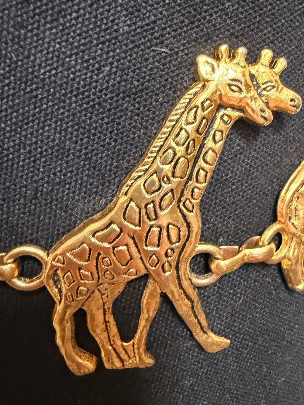 🦒Gold Animal Link Belt🐄🦬🐃🐐🦒